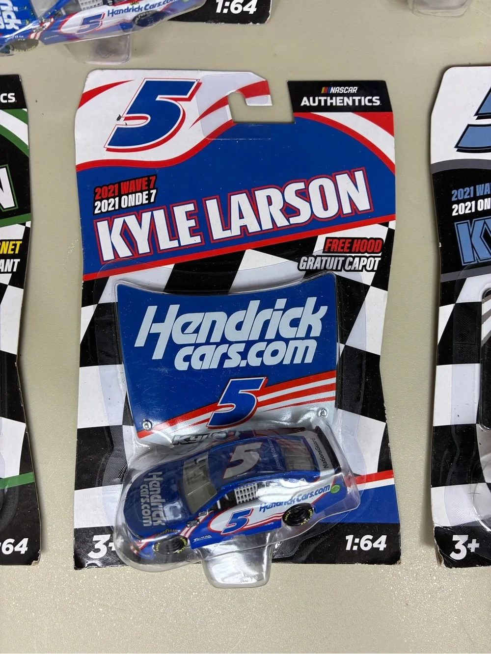 Kyle Larson #5 NASCAR Authentics 1/64 Diecast Lot of 5 Hendrick Motorsports NIB
